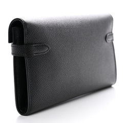 Epsom Kelly Longue Wallet Black