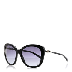 Acetate Butterfly Winter Pearl Sunglasses 5339-H Black