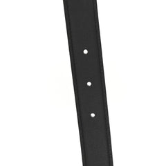 Swift Epsom 24mm Mini Constance H Belt 75 30 Black Etoupe