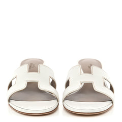 Calfskin Oasis Sandals 38.5 White