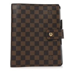 Damier Ebene Large Ring Agenda Cover