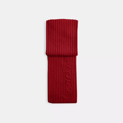 Coach Outlet Coach Script Knit Muffler
