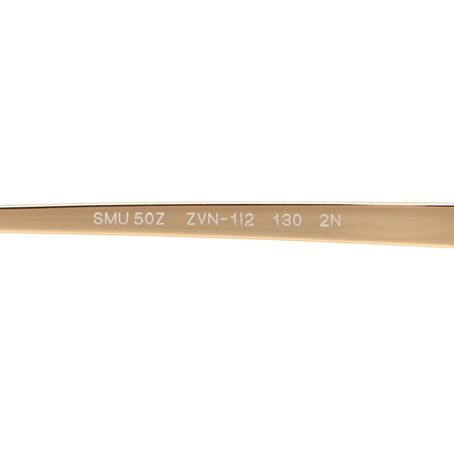 Metal Rectangle Shield Sunglasses SMU50Z Grey Gold